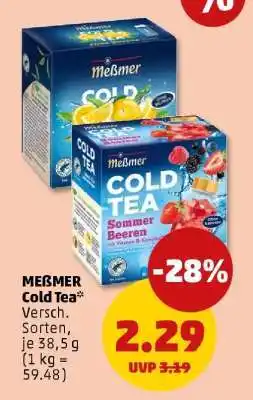 PENNY Meßmer Cold Tea Angebot