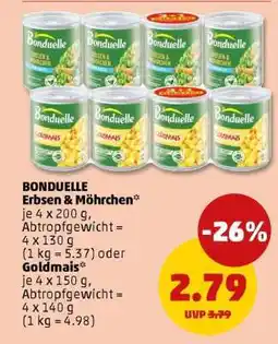 PENNY Bonduelle Erbsen & Möhrchen Angebot