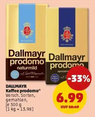 PENNY Dallmayr Kaffee prodomo Angebot