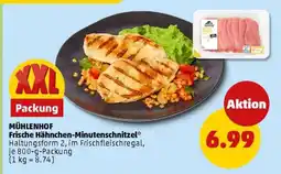 PENNY MÜHLENHOF Frische Hähnchen-Minuten-Schnitzel Angebot