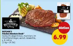 PENNY BUTCHER'S Frisches Western Steak Angebot
