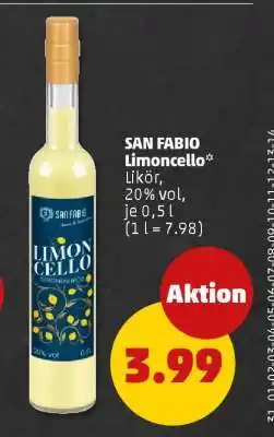 PENNY SAN FABIO Limoncello Angebot