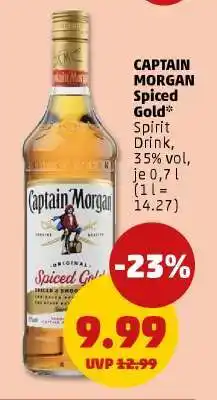 PENNY Captain Morgan Spiced Gold Angebot