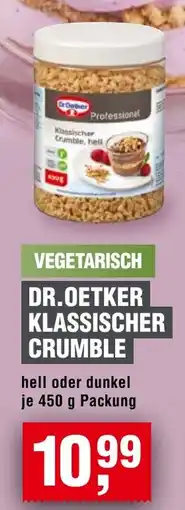 Handelshof DR. OETKER KLASSISCHER CRUMBLE Angebot