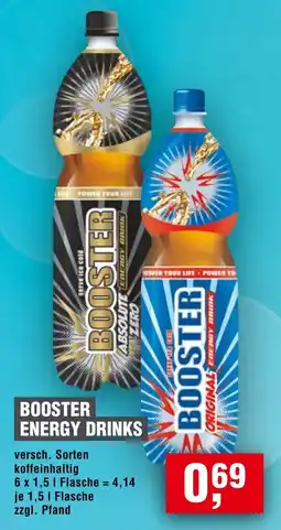 Handelshof BOOSTER ENERGY DRINKS Angebot