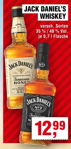 Handelshof JACK DANIEL'S WHISKEY Angebot