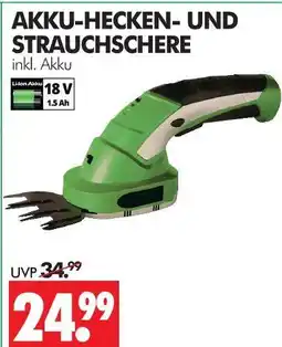 Wreesmann Akku-hecken- und strauchschere Angebot