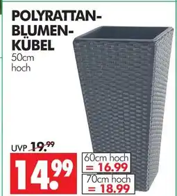 Wreesmann Polyrattan-blumenkübel Angebot