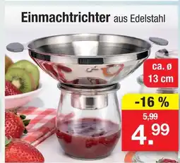 Zimmermann Einmachtrichter Angebot