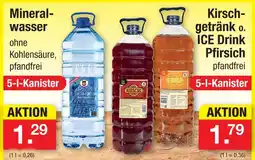 Zimmermann Mineralwasser Angebot