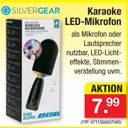 Zimmermann Silvergear karaoke led-mikrofon Angebot