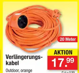 Zimmermann Verlängerungskabel Angebot