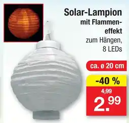 Zimmermann Solar-lampion Angebot