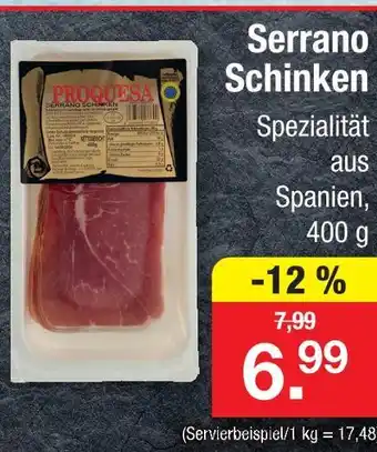 Zimmermann Serrano schinken Angebot