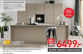 Express küchenzeile aus dem programm clean