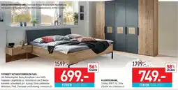 Möbel Wallach Futonbett mit nachtkonsolen-paar Angebot
