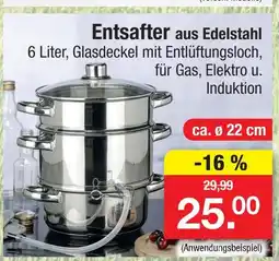 Zimmermann Entsafter aus edelstahl Angebot