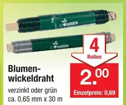 Zimmermann Uz garden blumenwickeldraht Angebot