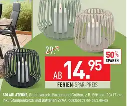 Möbel Wallach Solarlaterne Angebot