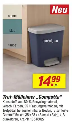 toom Baumarkt Tret-mülleimer „compatta“ Angebot