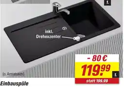 toom Baumarkt Einbauspüle „fleur 100s“ Angebot