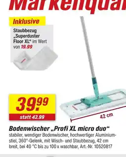 toom Baumarkt Leifheit bodenwischer „profi xl micro duo“ Angebot