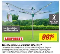 toom Baumarkt Leifheit linomatic 400 easy Angebot