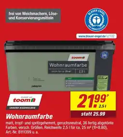 toom Baumarkt Toom wohnraumfarbe Angebot