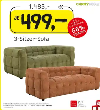 Carryhome 3-sitzer-sofa