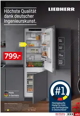 XXXLutz Liebherr kühl-gefrierkombination icd5103 Angebot