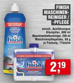 Handelshof FINISH MASCHINENREINIGER / -PFLEGE Angebot