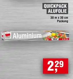 Handelshof QUICKPACK ALUFOLIE Angebot