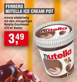 Handelshof FERRERO NUTELLA ICE CREAM POT Angebot