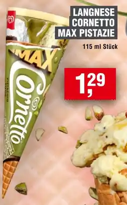 Handelshof LANGNESE CORNETTO MAX PISTAZIE Angebot