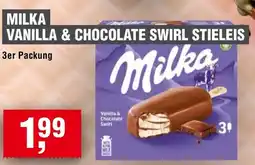Handelshof MILKA VANILLA & CHOCOLATE SWIRL STIELEIS Angebot