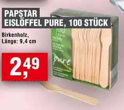 Handelshof PAPSTAR EISLÖFFEL PURE, 100 STÜCK Angebot