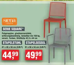 Handelshof sienaGARDEN SERIE SQUARE STAPELSTUHL Angebot