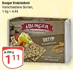 Globus Burger Knäckebrot Angebot