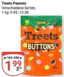 Globus Treets Peanuts Angebot