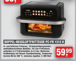 Handelshof PROFI COOK DOPPEL-HEISSLUFTFRITTEUSE PC-FR 1313 H Angebot