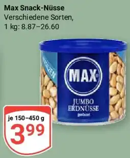 Globus Max Snack-Nüsse Angebot