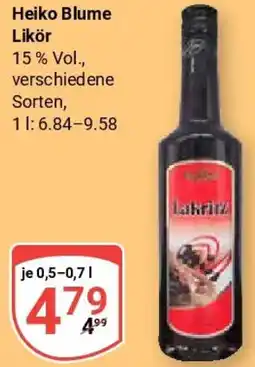 Globus Heiko Blume Likör Angebot