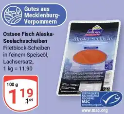 Globus Ostsee Fisch Alaska Seelachsscheiben Angebot
