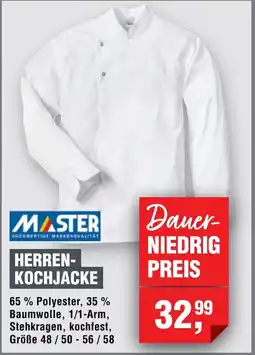Handelshof MASTER HERREN- KOCHJACKE Angebot
