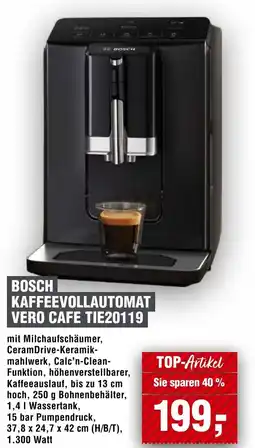 Handelshof BOSCH KAFFEEVOLLAUTOMAT VERO CAFE TIE20119 Angebot