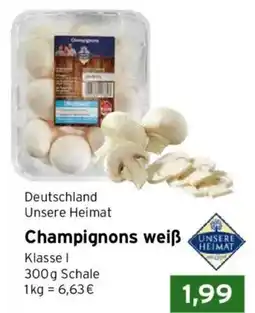 CAP Markt Unsere Heimat Champignons weiß Angebot