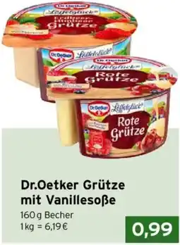 CAP Markt Dr.Oetker Grütze mit Vanillesoẞe Angebot