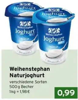 CAP Markt Weihenstephan Naturjoghurt Angebot