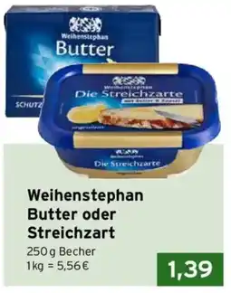 CAP Markt Weihenstephan Butter oder Streichzart Angebot