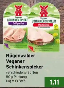 CAP Markt Rügenwalder Veganer Schinkenspicker Angebot